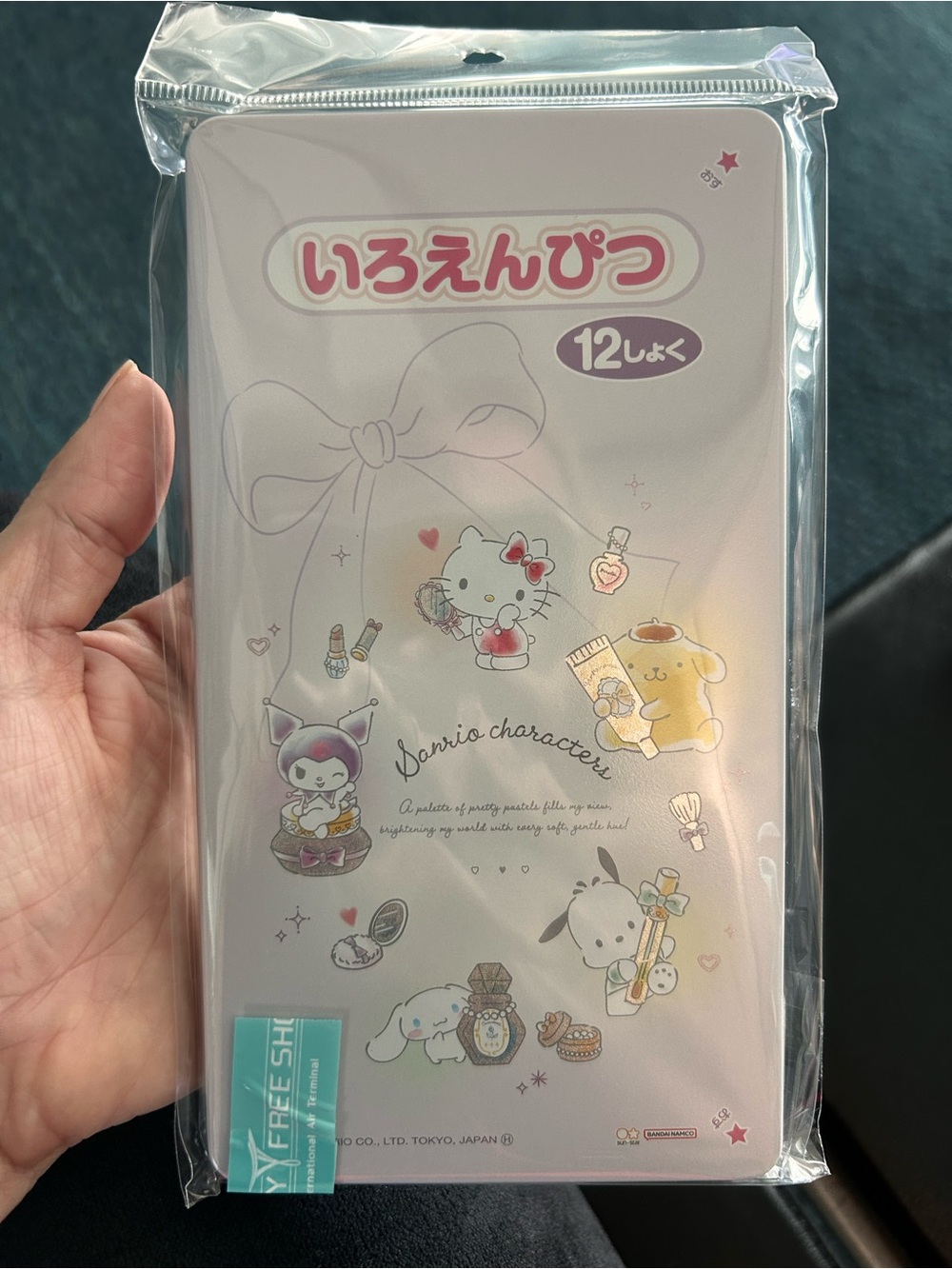 Sanrio Metallic Silver Pencil Tin